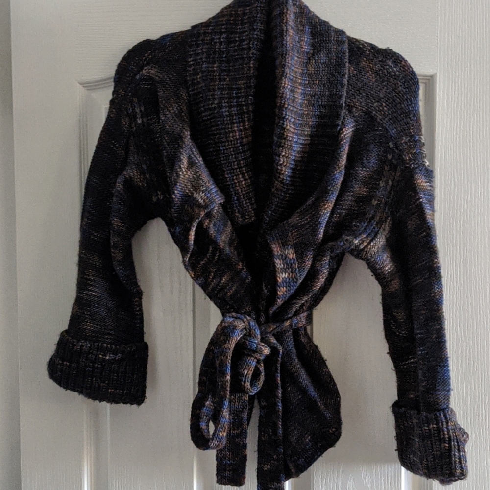 Marc by Marc Jacobs tie front sweater - medium